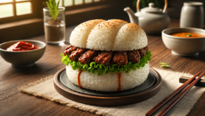 burger de riz bulgogi