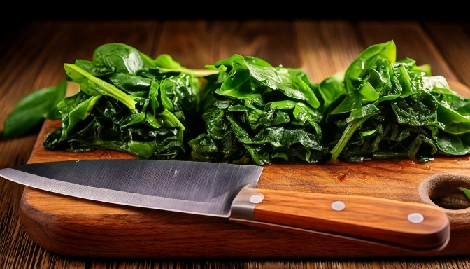 salade d'épinard coréens assaisonnée