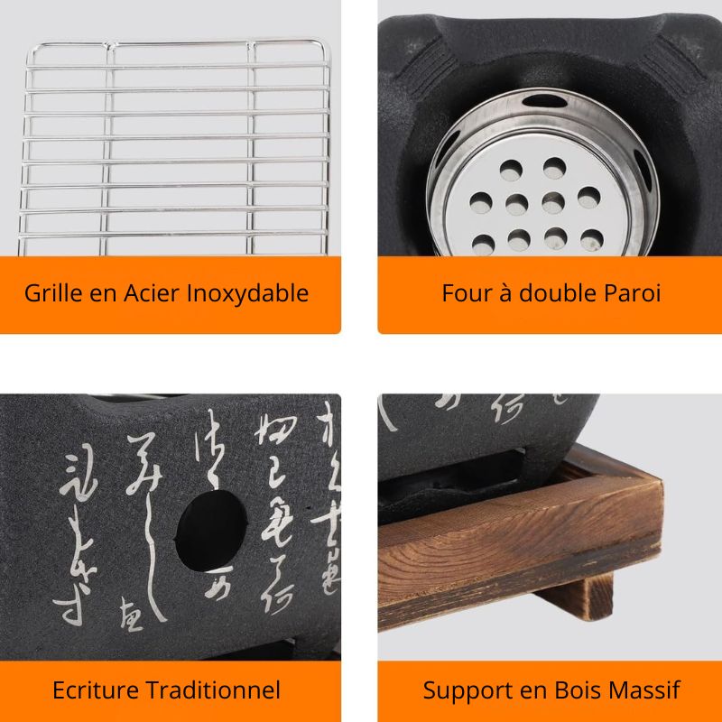 Accessoires barbecue japonais de table