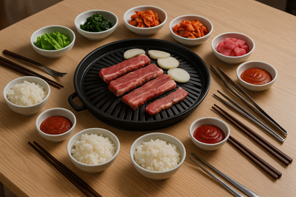 organiser une soirée barbecue coréen conviviale
