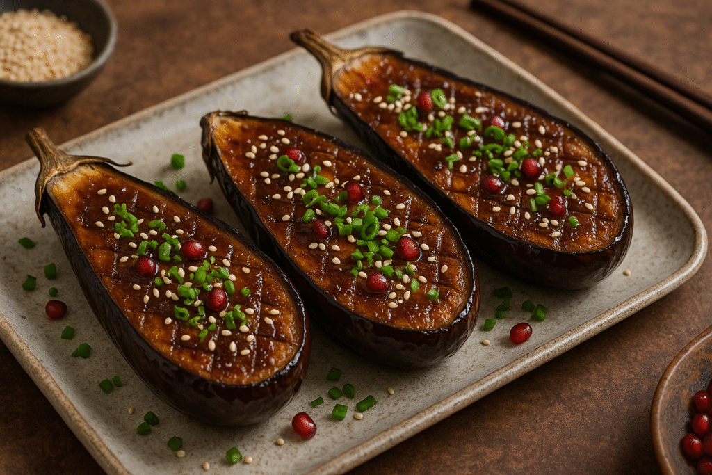 aubergines grillées au miso nasu dengaku un delice japonais