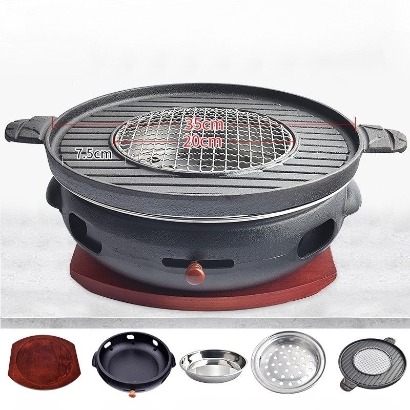 barbecue Korean de table sans fumée intérieur et extérieur