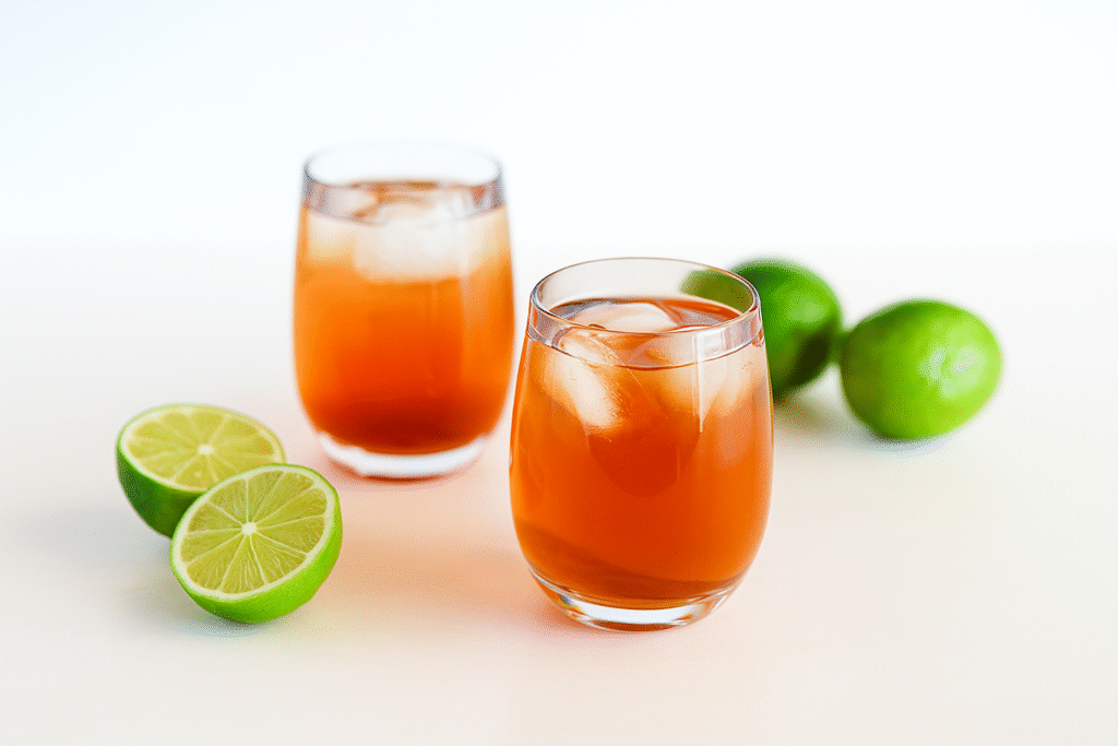 Thé glacé coréen aux prunes Maesil cha