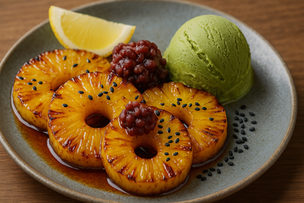 Ananas Caramélisé à la Japonaise la recette sucée qui fait fondre tout le monde