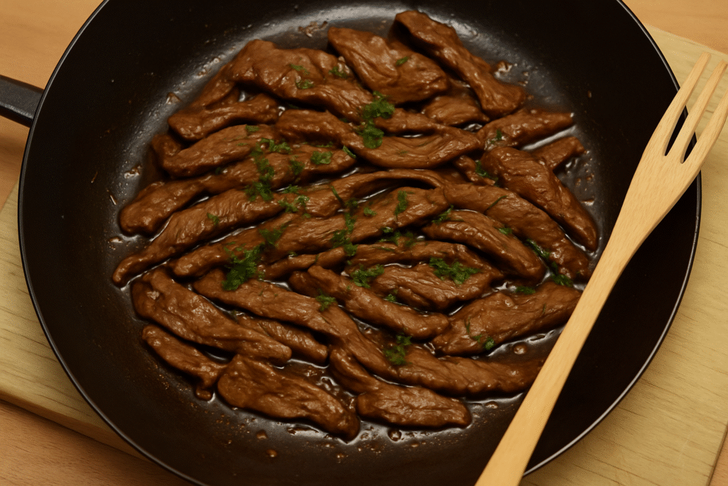 cuisson boeuf mariné au gingembre et soja NipponGrill