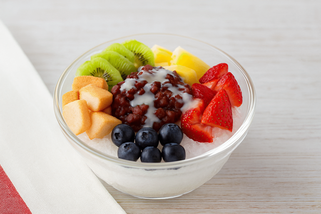 recette patbingsu le dessert coréen à la glace pilée ultra rafraichissant