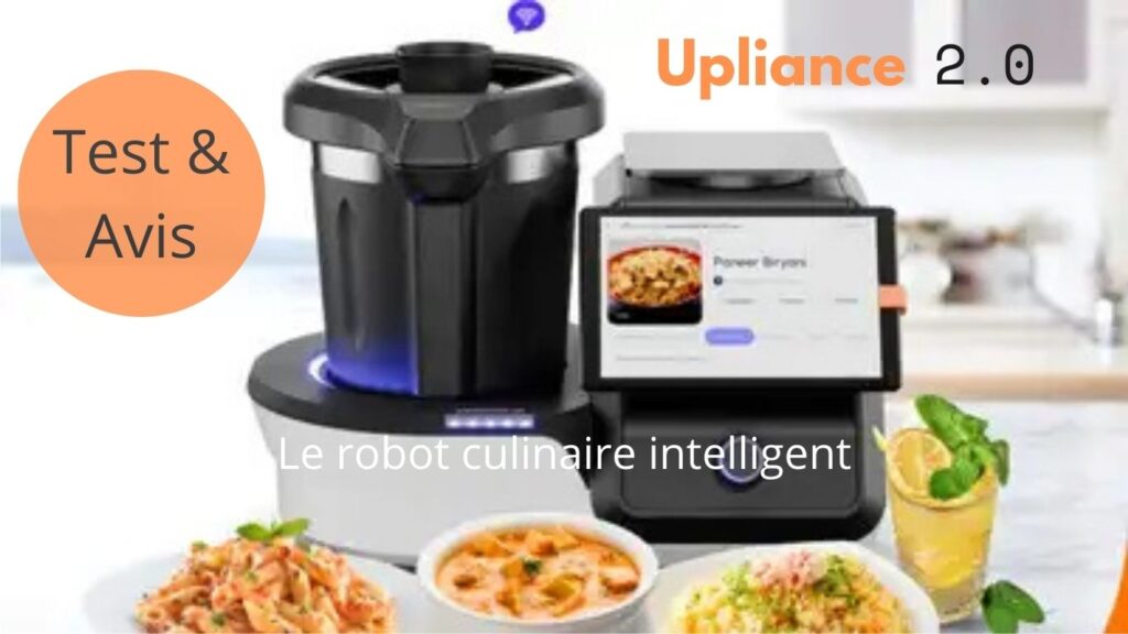Upliance 2.0 le robot culinaire intelligent UpAI integré et plus de 750 recettes pas à pas Nippon Grill