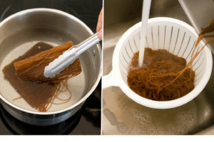 cuisson_des_pâte_pour_Mul_Naengmyeon