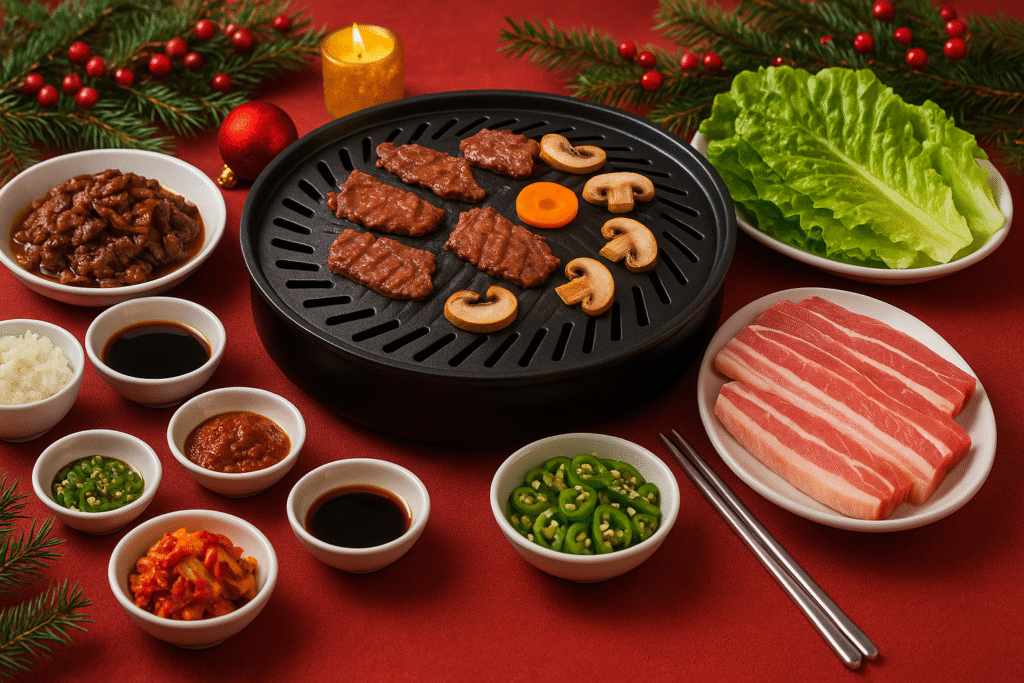Noel-version-K-QQB-organiser-un-barbecue-coréen-festif-Nippon-Grill