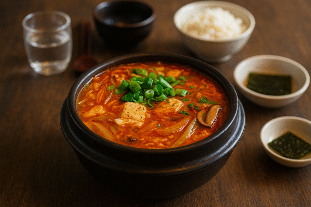 Sundubu-Jjigae-Ragoût-coréen-épicé-au-tofu-tendre-recette-authentique-Nippon-Grill