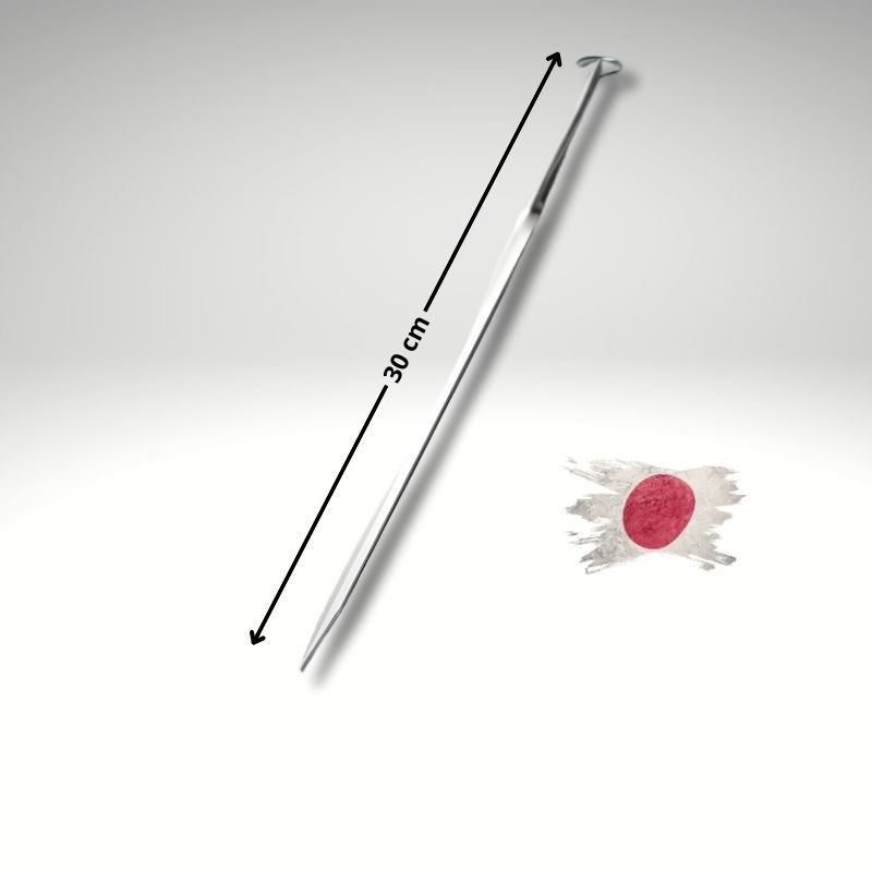 pic à brochette japonais plat en inox pour cuisson Asiatique précise