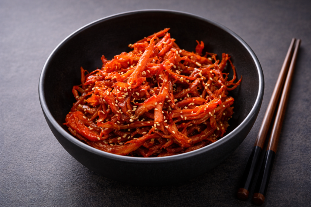 calamar-séché-épicé-sauté-ojingeochae-bokkeum-Nippon-grill