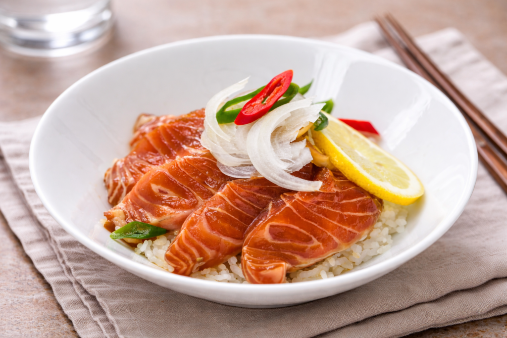 Yeoneojang-saumon-cru-mariné-à-la-sauce-soja-spécialité-coréenne-Nippon-grill