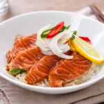 Yeoneojang-saumon-cru-mariné-à-la-sauce-soja-spécialité-coréenne-Nippon-grill