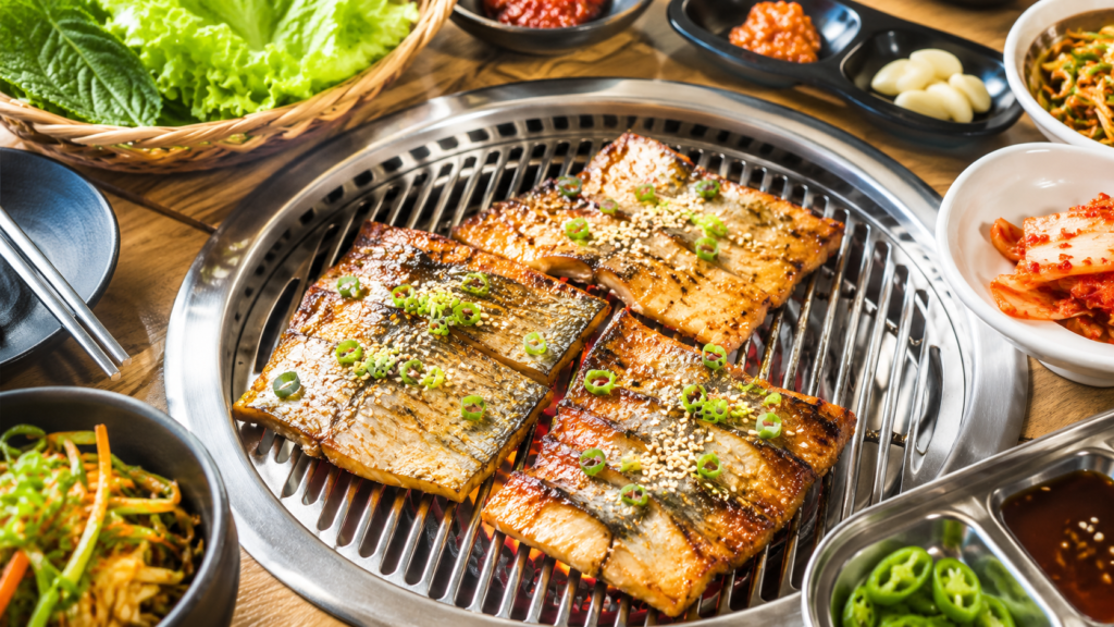 recette-poisson-sabre-grillé-au-barbecue-coréen-Nippon-Grill