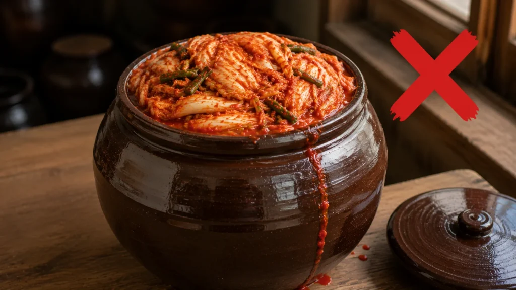 erreur-a-evité-pour-faire-du-kimchi-dans-un-onggi-remplir-le-onggi
