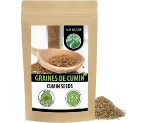 Alpi-Nature-Cumin-graines-250gr-entieres-pour-cuisine-et-mélanges-épices-Amazon